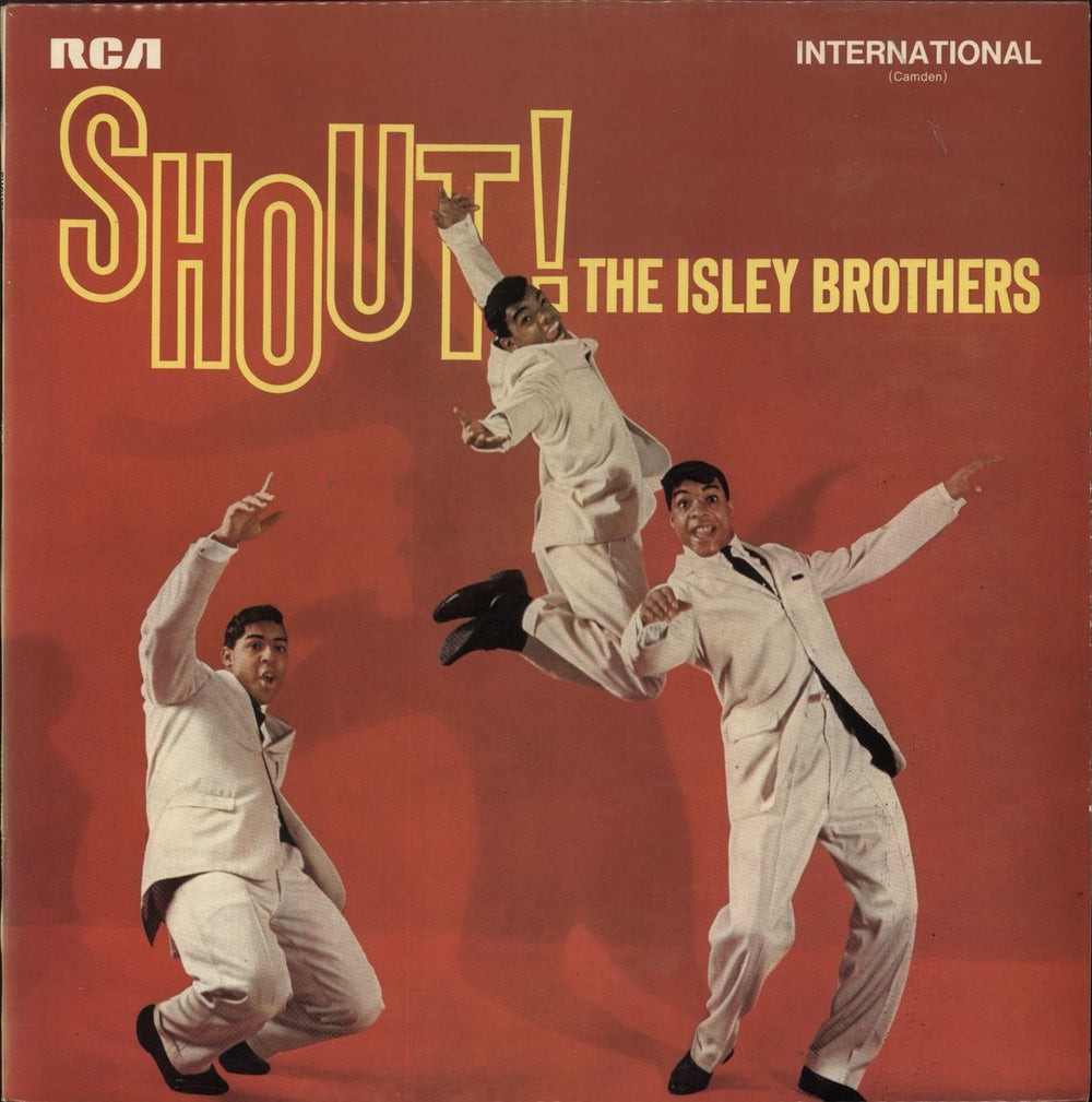 The Isley Brothers Shout UK vinyl LP album (LP record) INTS1098