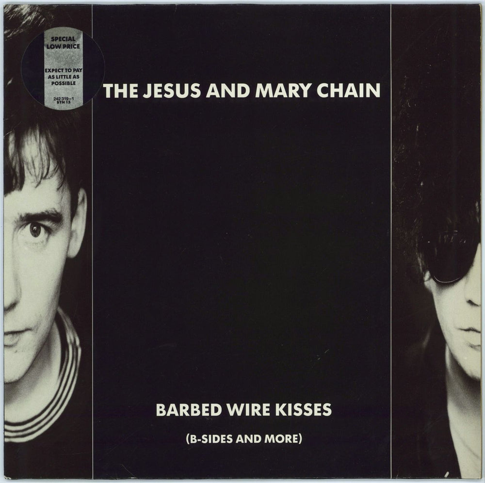 The Jesus & Mary Chain Barbed Wire Kisses - Stickered sleeve - EX UK vinyl LP album (LP record) BYN15