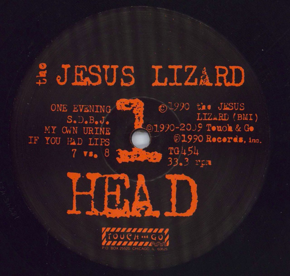 The Jesus Lizard Head US vinyl LP album (LP record) JLZLPHE819857