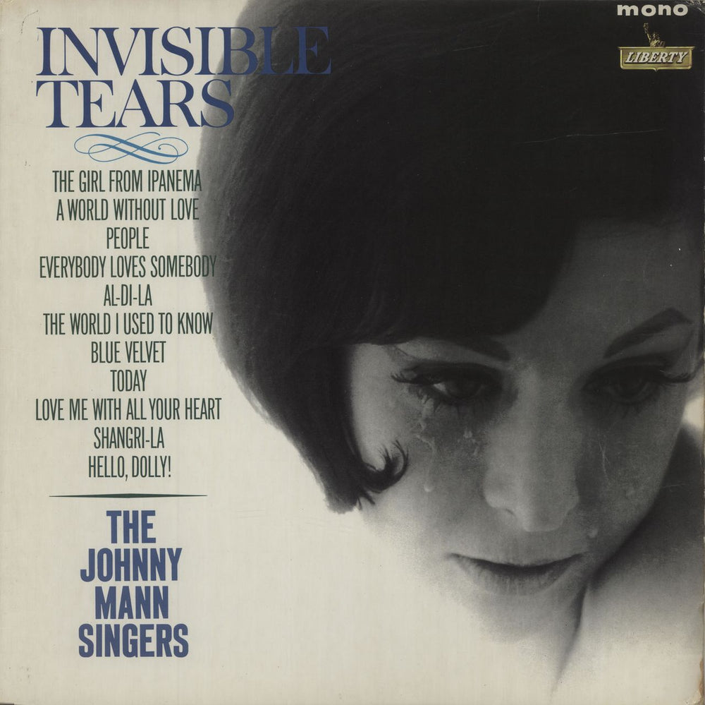 The Johnny Mann Singers Invisible Tears UK vinyl LP album (LP record) LBY1232