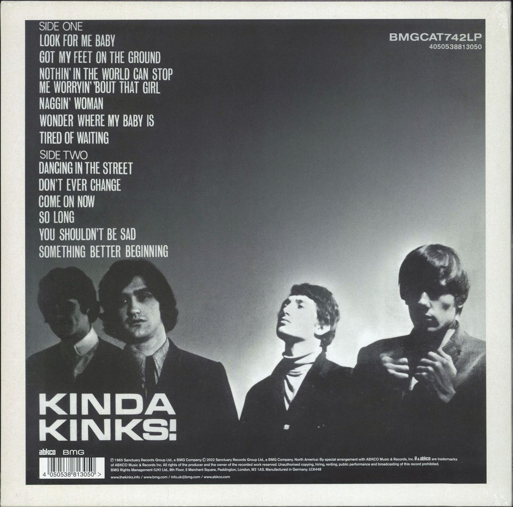 The Kinks Kinda Kinks - Sealed UK vinyl LP album (LP record) 4050538813050