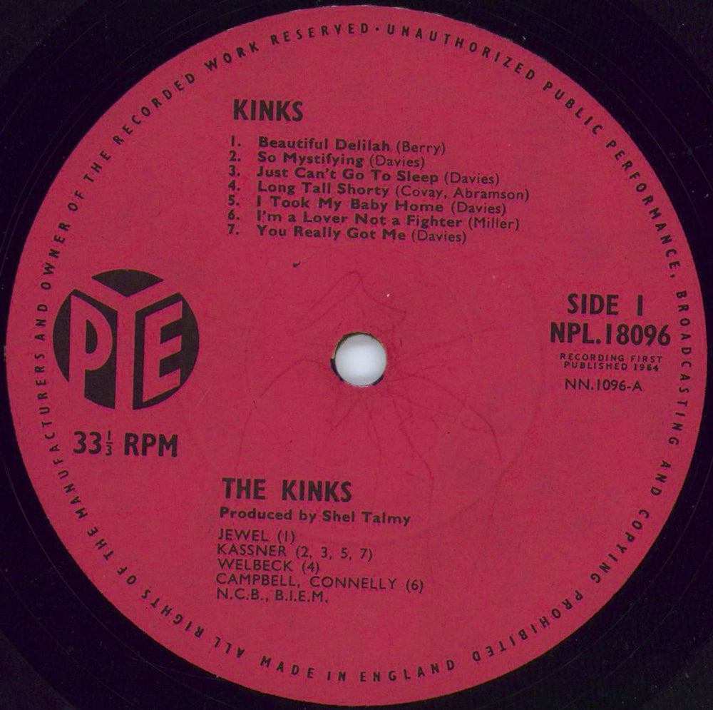 The Kinks Kinks - 1st - EX UK vinyl LP album (LP record) KINLPKI347102