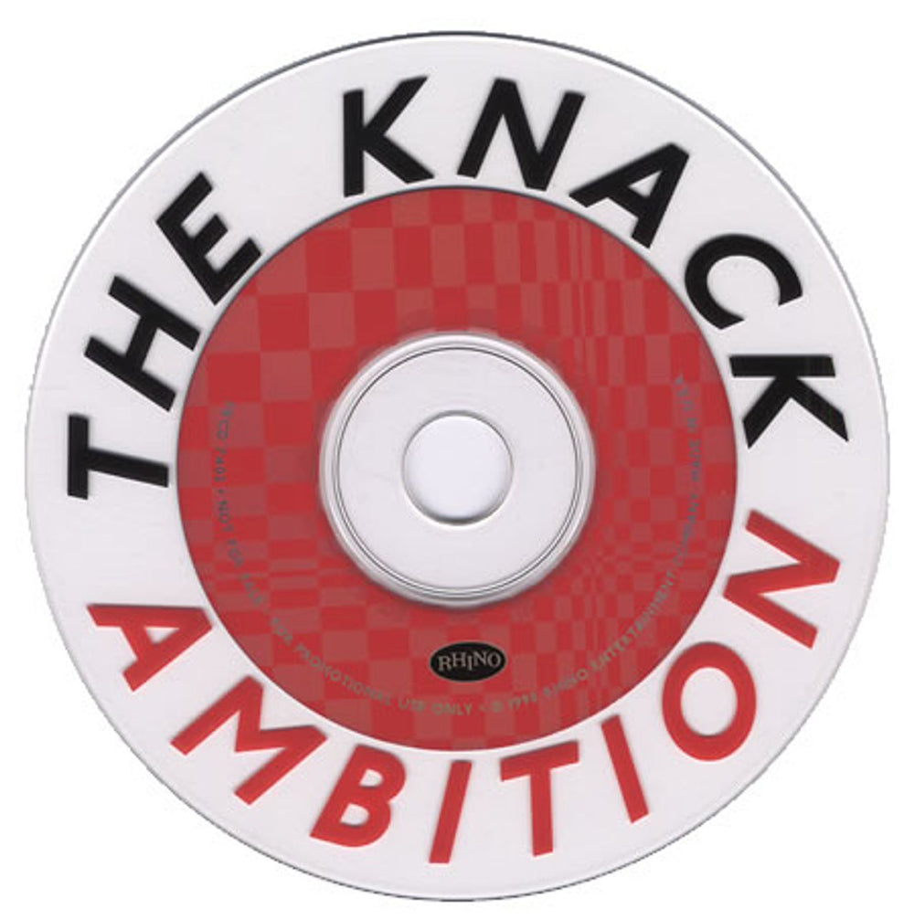 The Knack (70s) Ambition - Minimax CD US Promo CD single (CD5 / 5") PRCD7402