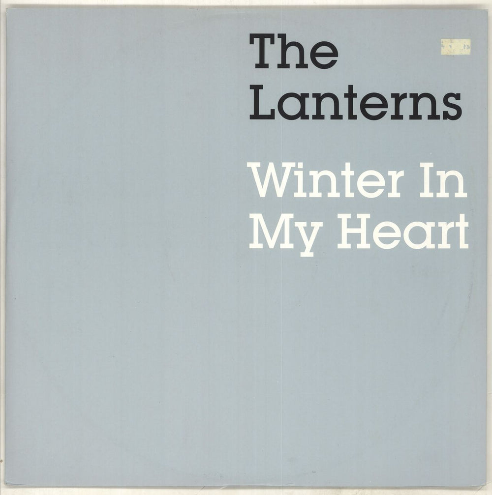 The Lanterns Winter In My Heart UK Promo 12" vinyl single (12 inch record / Maxi-single) XPR2472