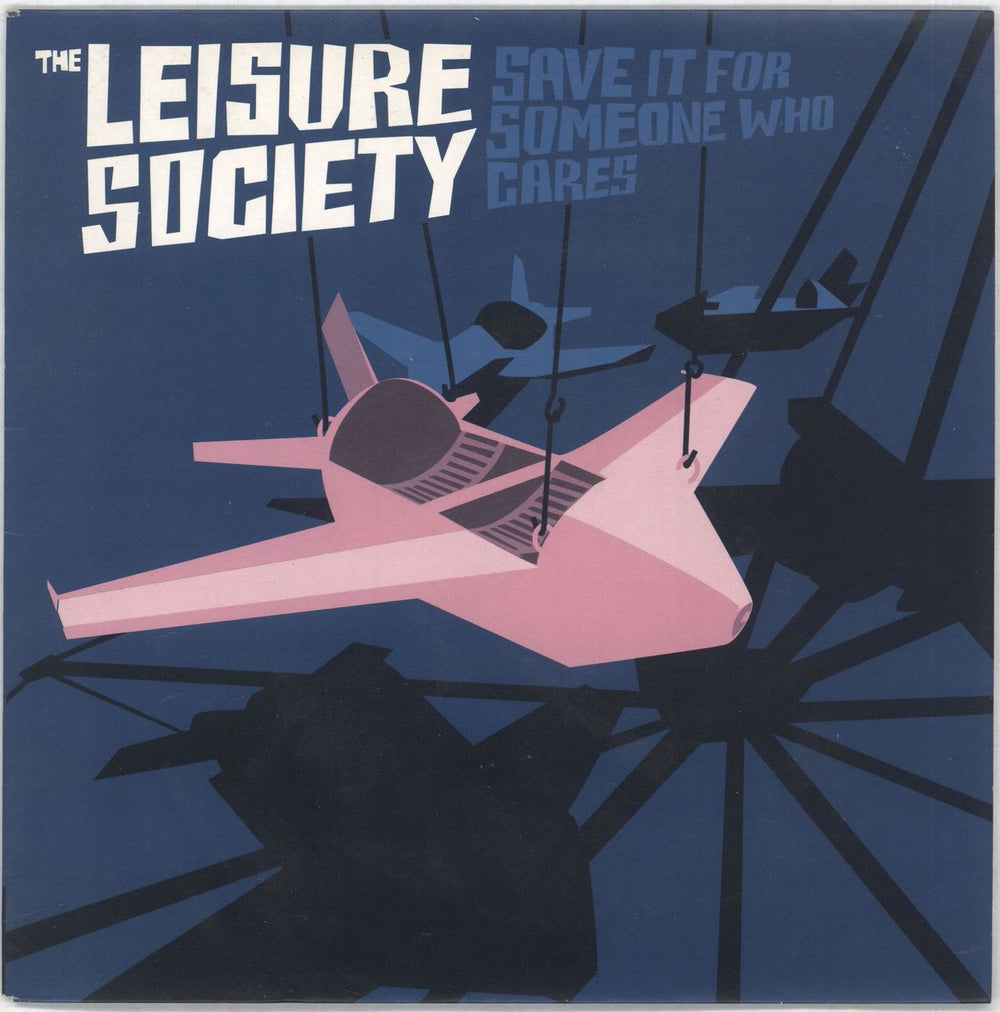 The Leisure Society Save It For Someone Who Cares - Pink Vinyl UK 7" vinyl single (7 inch record / 45) FTH082S