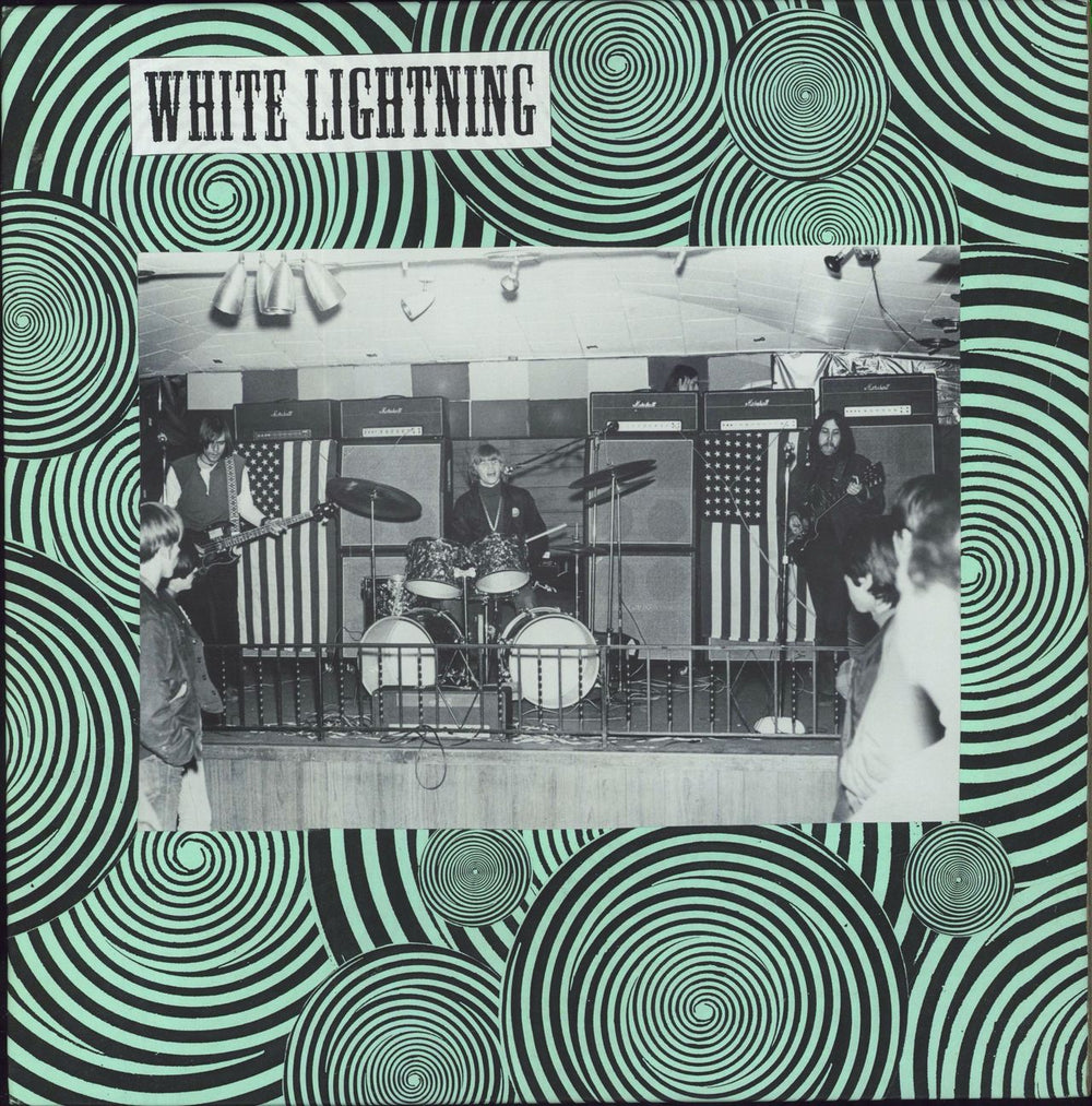 The Litter White Lightning - Green Sleeve Variant US vinyl LP album (LP record) AS-1002