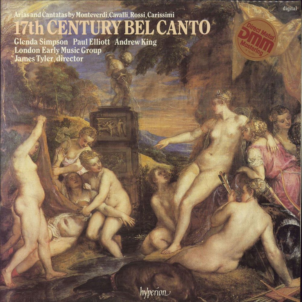 The London Early Music Group 17th Century Bel Canto UK vinyl LP album (LP record) A66153