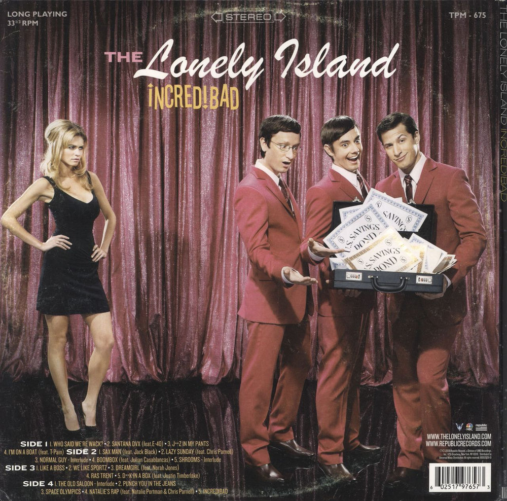 The Lonely Island Incredibad - Clear/Neon Yellow Splatter Vinyl US 2-LP vinyl record set (Double LP Album) 602517976573