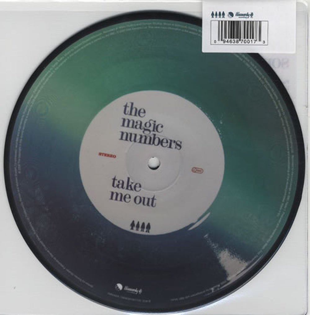 The Magic Numbers This Is A Song UK 7" vinyl picture disc (7 inch picture disc single) TM87PTH389669