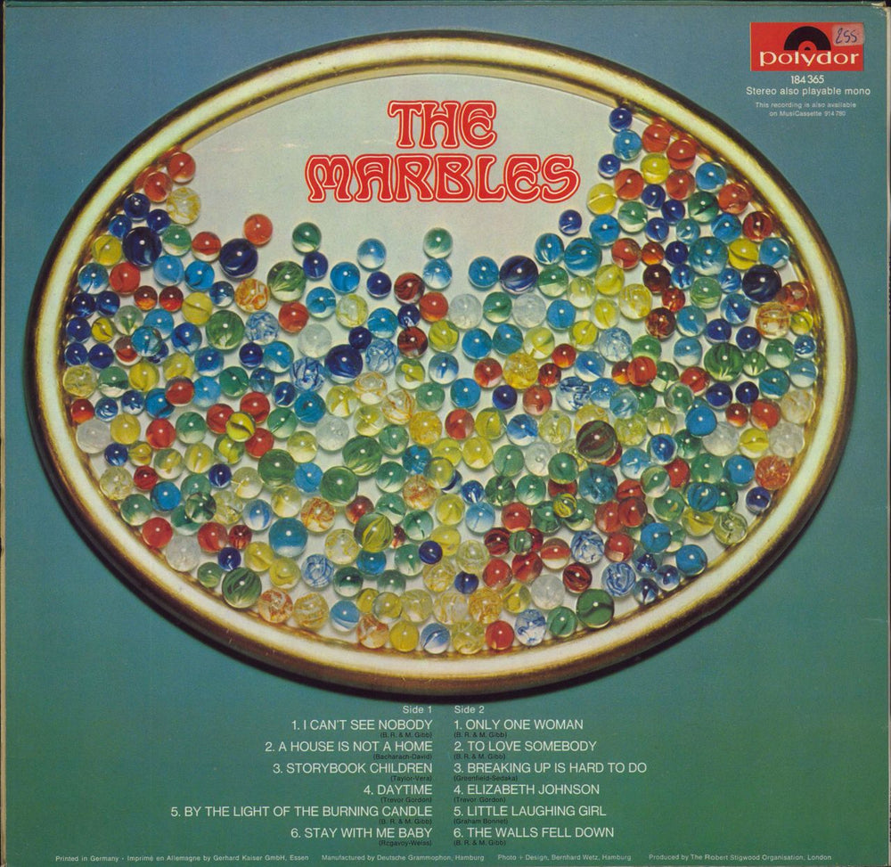 The Marbles (60s) The Marbles German vinyl LP album (LP record)