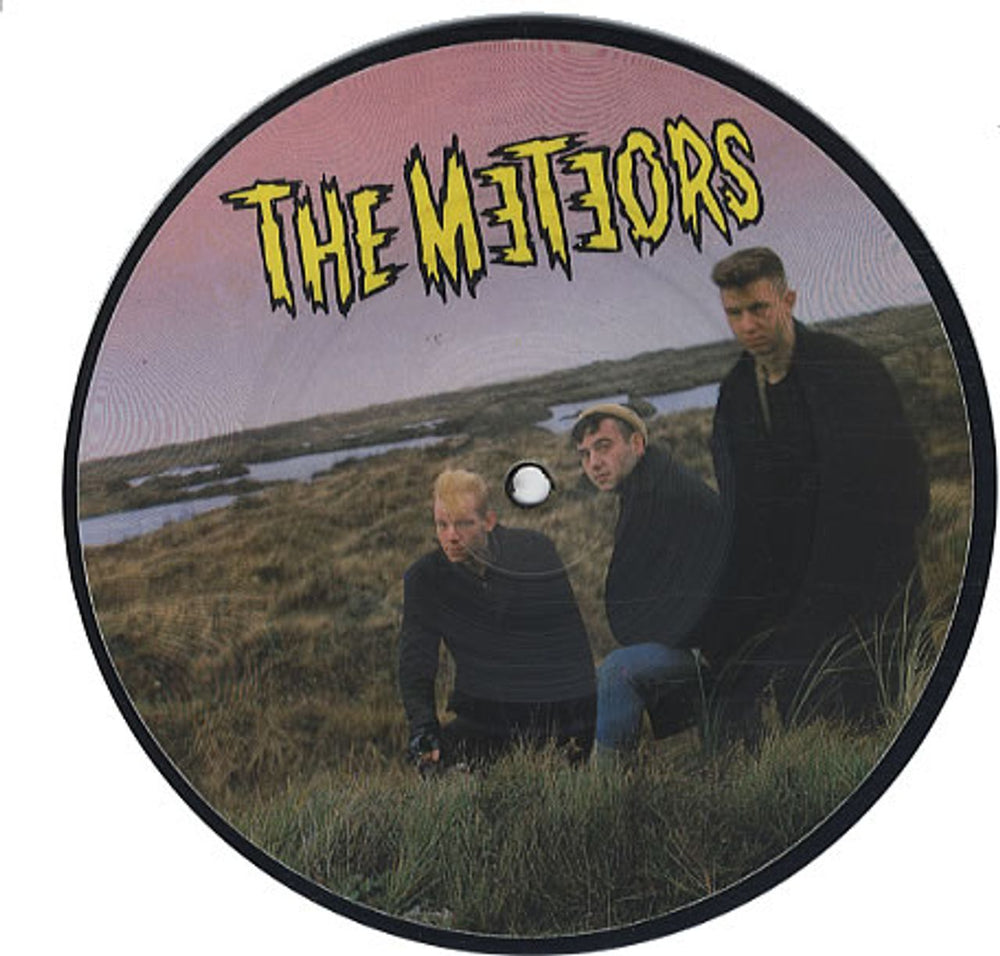 The Meteors (80s) Johnny Remember Me UK 7" vinyl picture disc (7 inch picture disc single) EYE1