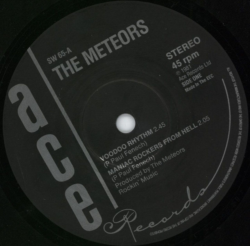 The Meteors (80s) Meteor Madness - 2nd UK 7" vinyl single (7 inch record / 45) TEO07ME781463