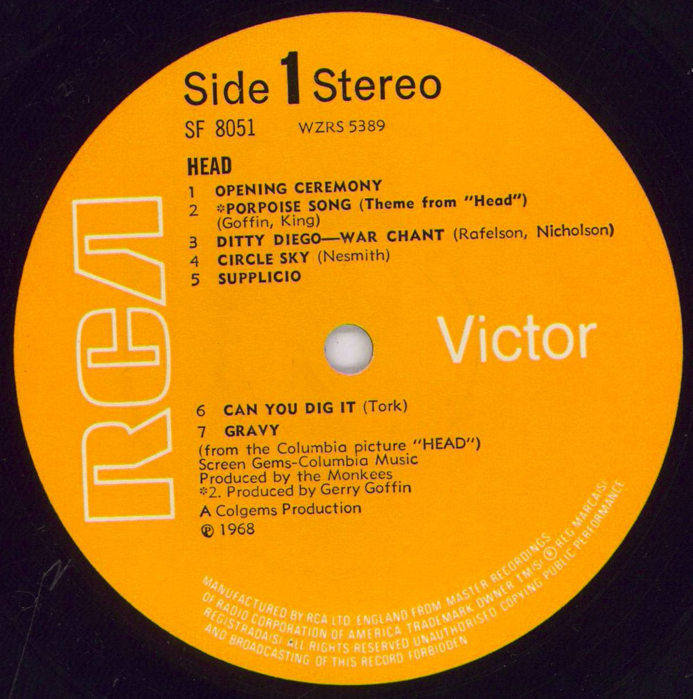 The Monkees Head - EX UK vinyl LP album (LP record) MKELPHE829479