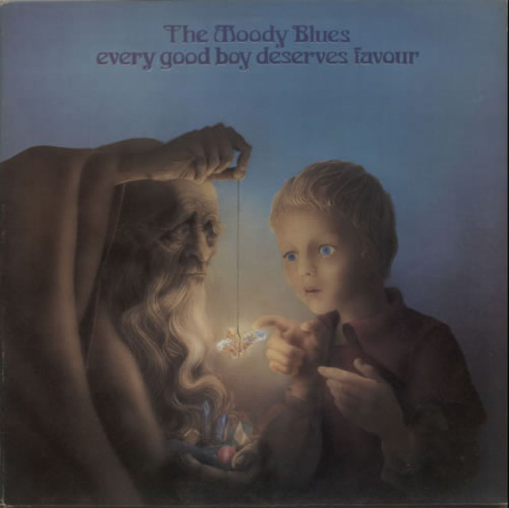 The Moody Blues Every Good Boy Deserves Favour UK vinyl LP album (LP record) THS5