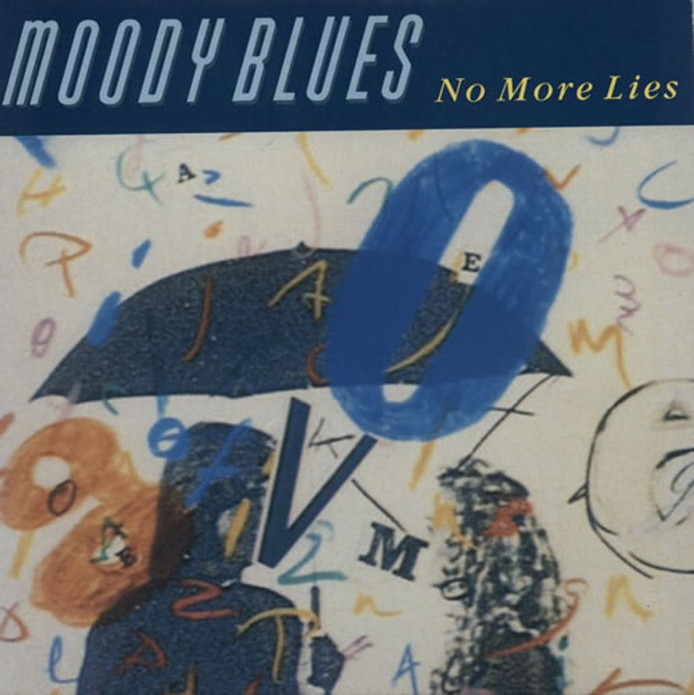 The Moody Blues No More Lies UK 7" vinyl single (7 inch record / 45) PO27