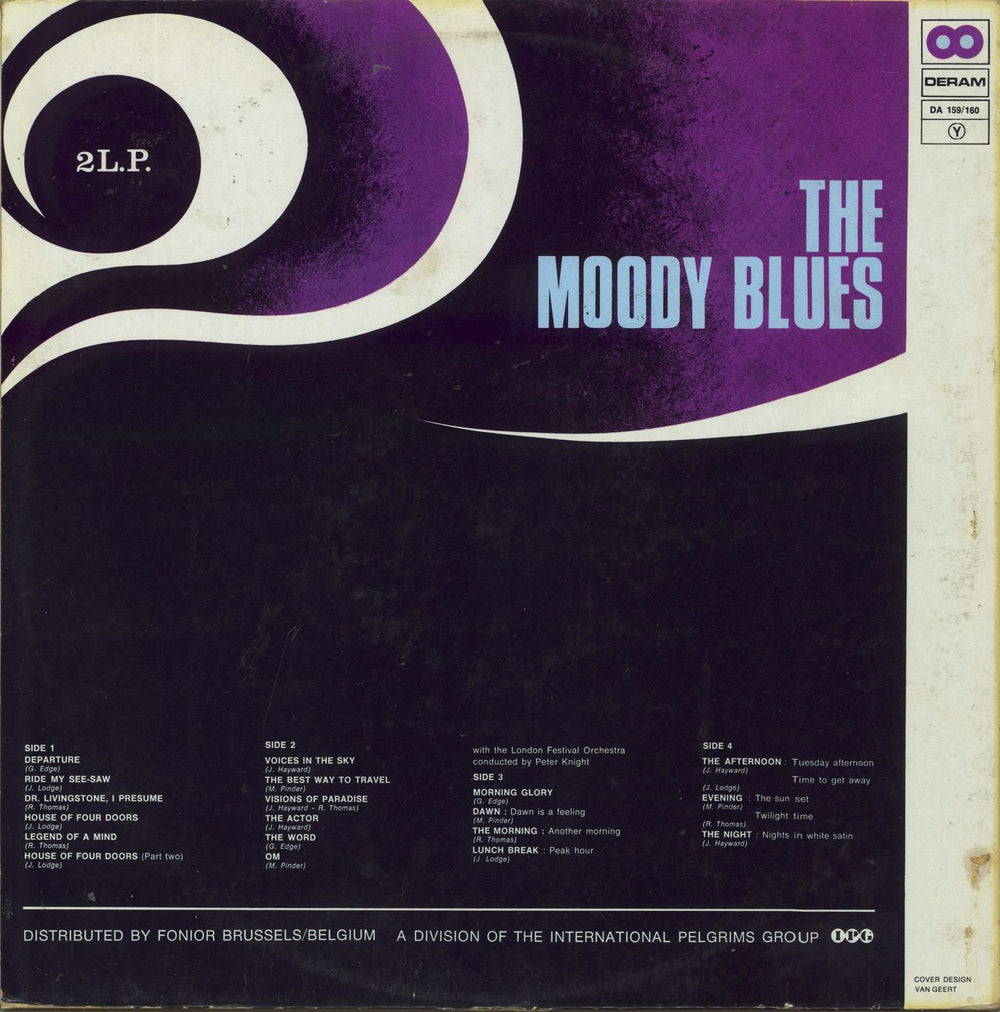 The Moody Blues The Great Moody Blues Belgian 2-LP vinyl record set (Double LP Album)