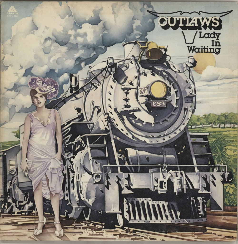 The Outlaws (US) Lady In Waiting - EX UK vinyl LP album (LP record) ARTY126