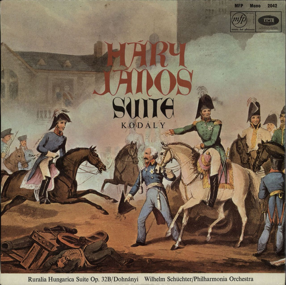 The Philharmonia Orchestra Kodály: Háry János Suite / Dohnányi: Ruralia Hungarica Suite Op.32b UK vinyl LP album (LP record) MFP2042