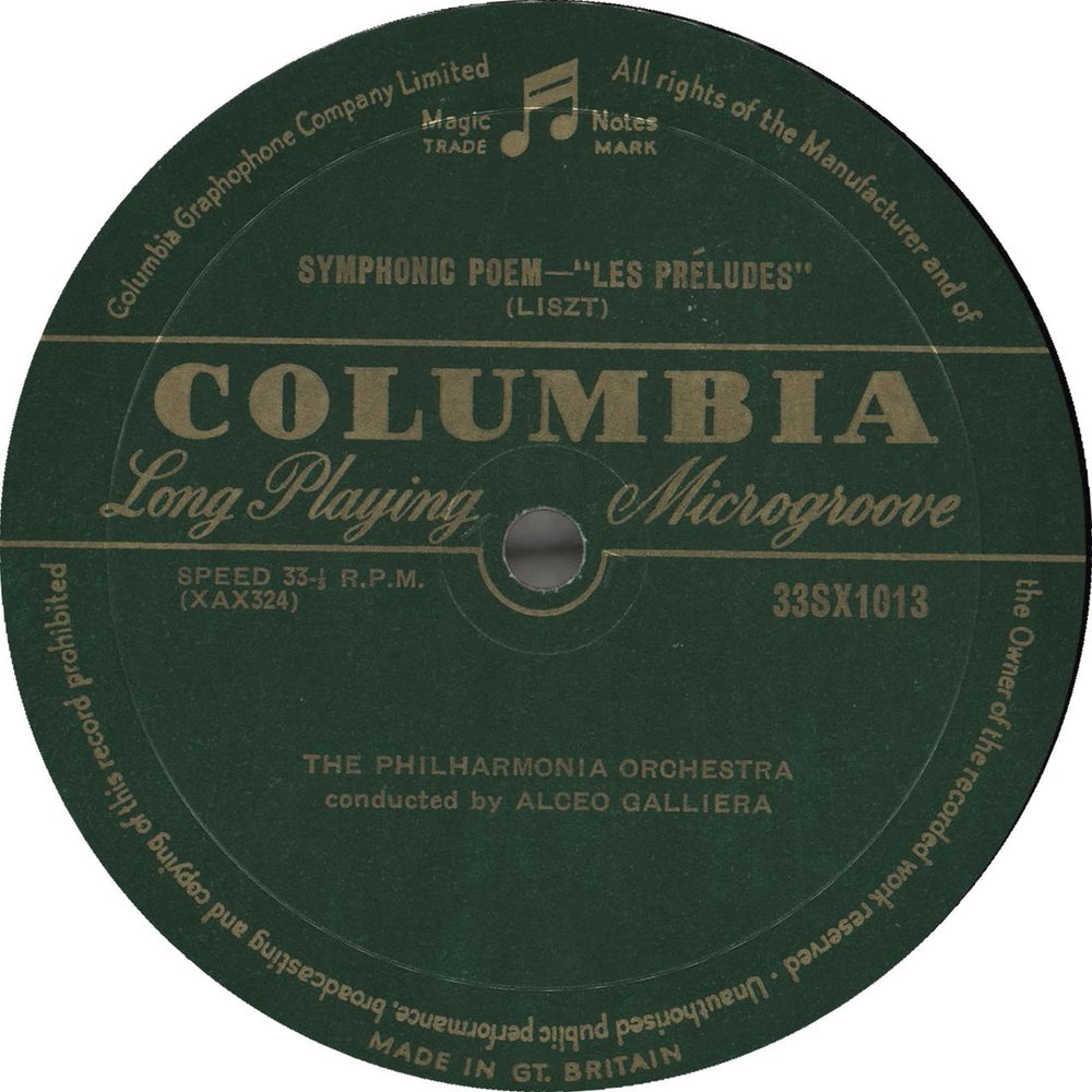The Philharmonia Orchestra Liszt: "Les Préludes" / Tchaikovsky: Caprice Italien, Op.45 UK vinyl LP album (LP record) UQ7LPLI717076
