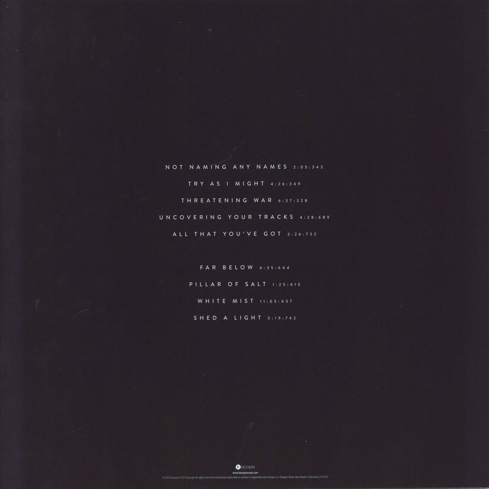 The Pineapple Thief Dissolution - 180gm White Vinyl UK vinyl LP album (LP record) 802644899916