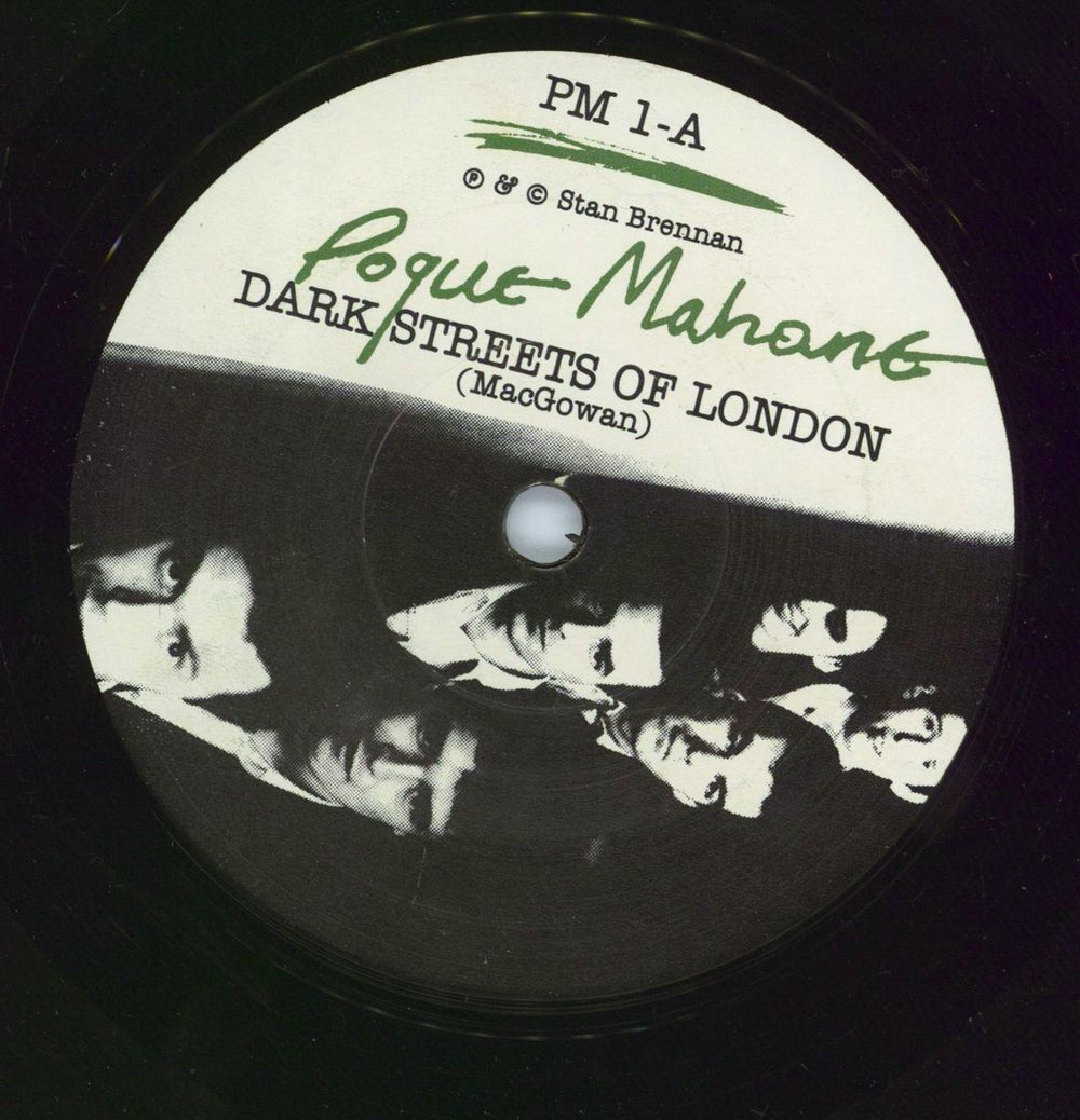 The Pogues Dark Streets Of London UK 7" vinyl single (7 inch record / 45) PM1