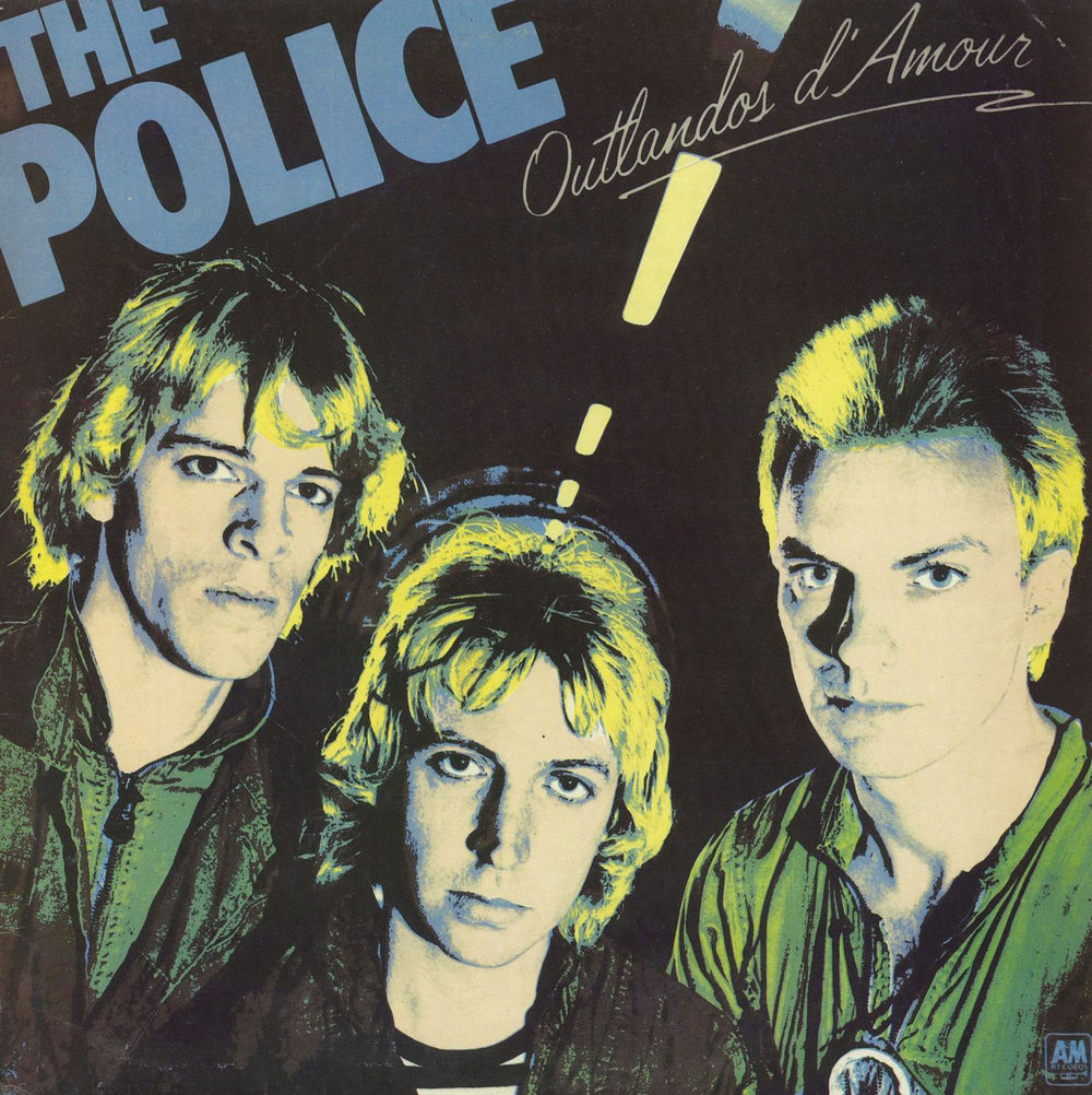 The Police Outlandos D'Amour + Poster UK vinyl LP album (LP record) AMLH68502