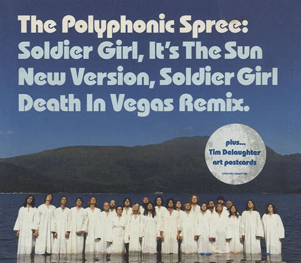 The Polyphonic Spree Soldier Girl + Postcards UK CD single (CD5 / 5") 679L014CD