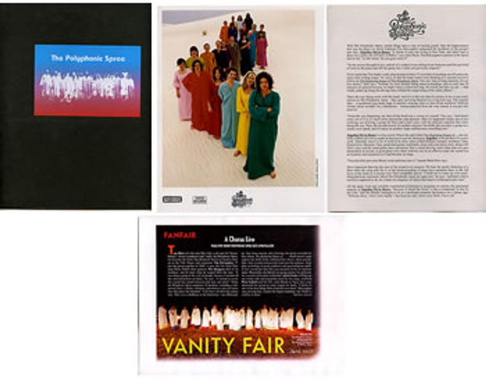 The Polyphonic Spree Together We're Heavy US Promo media press pack PRESS PACK