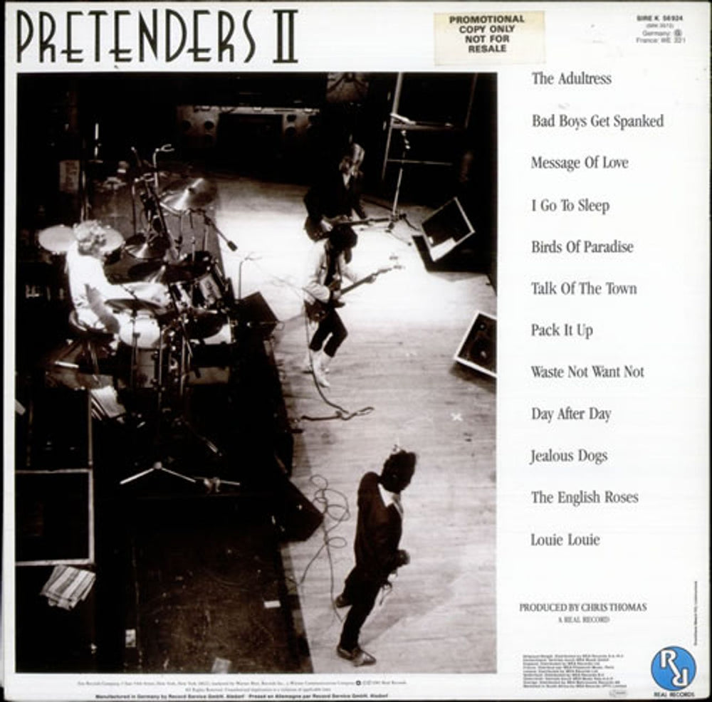 The Pretenders Pretenders II German vinyl LP album (LP record) PTNLPPR246438