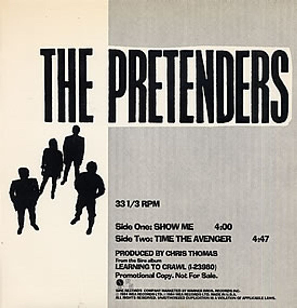 The Pretenders Show Me US Promo 12" vinyl single (12 inch record / Maxi-single) PRO-A-2128