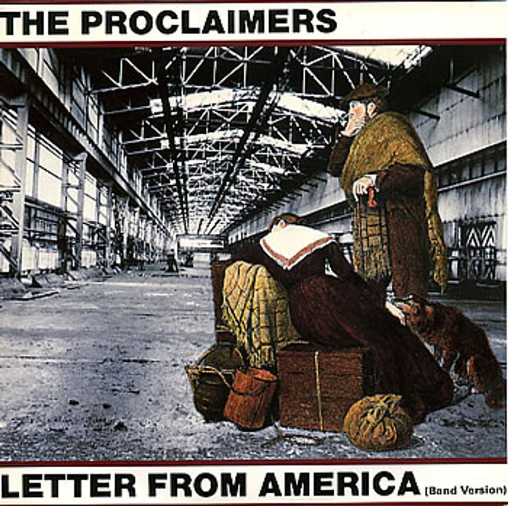 The Proclaimers Letter From America UK 7" vinyl single (7 inch record / 45) CHS3178