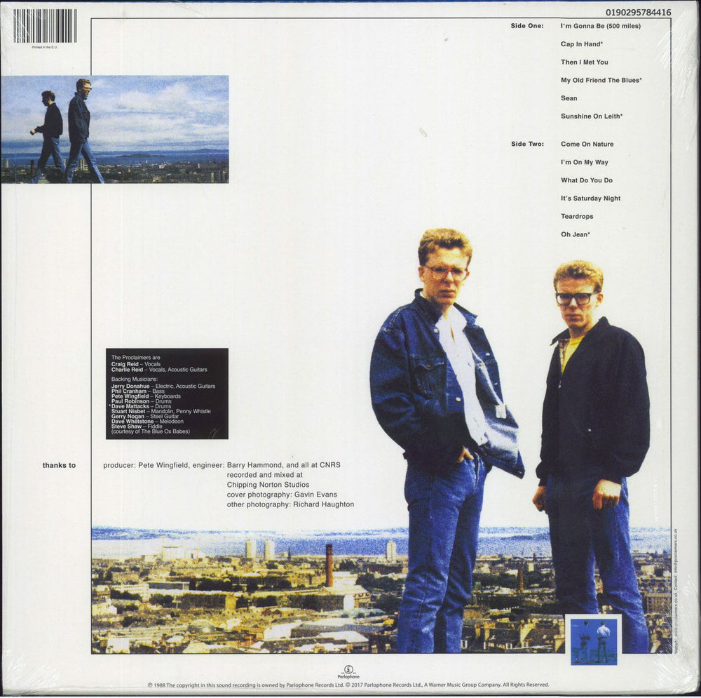 The Proclaimers Sunshine On Leith - Sealed UK vinyl LP album (LP record) 190295784416