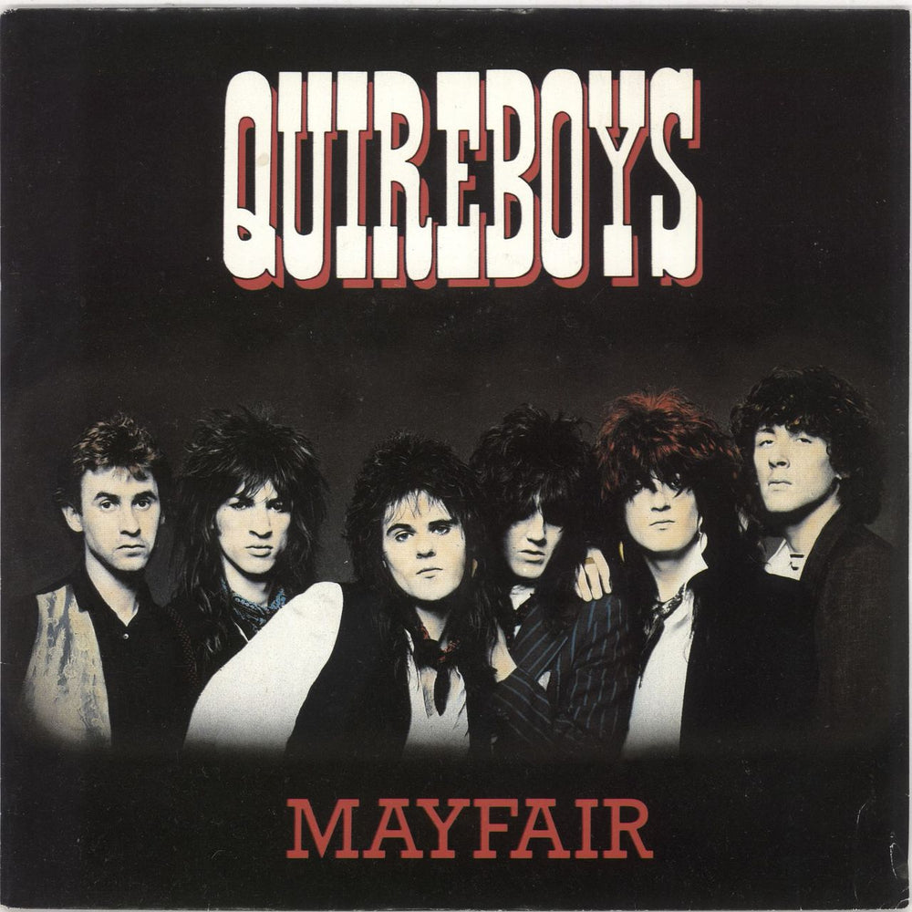 The Quireboys Mayfair UK 7" vinyl single (7 inch record / 45) SUR043