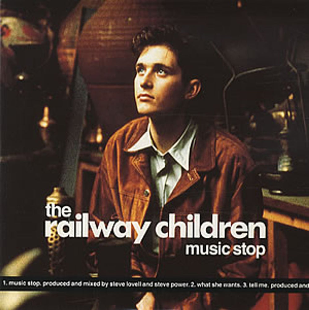 The Railway Children Music Stop UK 7" vinyl single (7 inch record / 45) VS1255