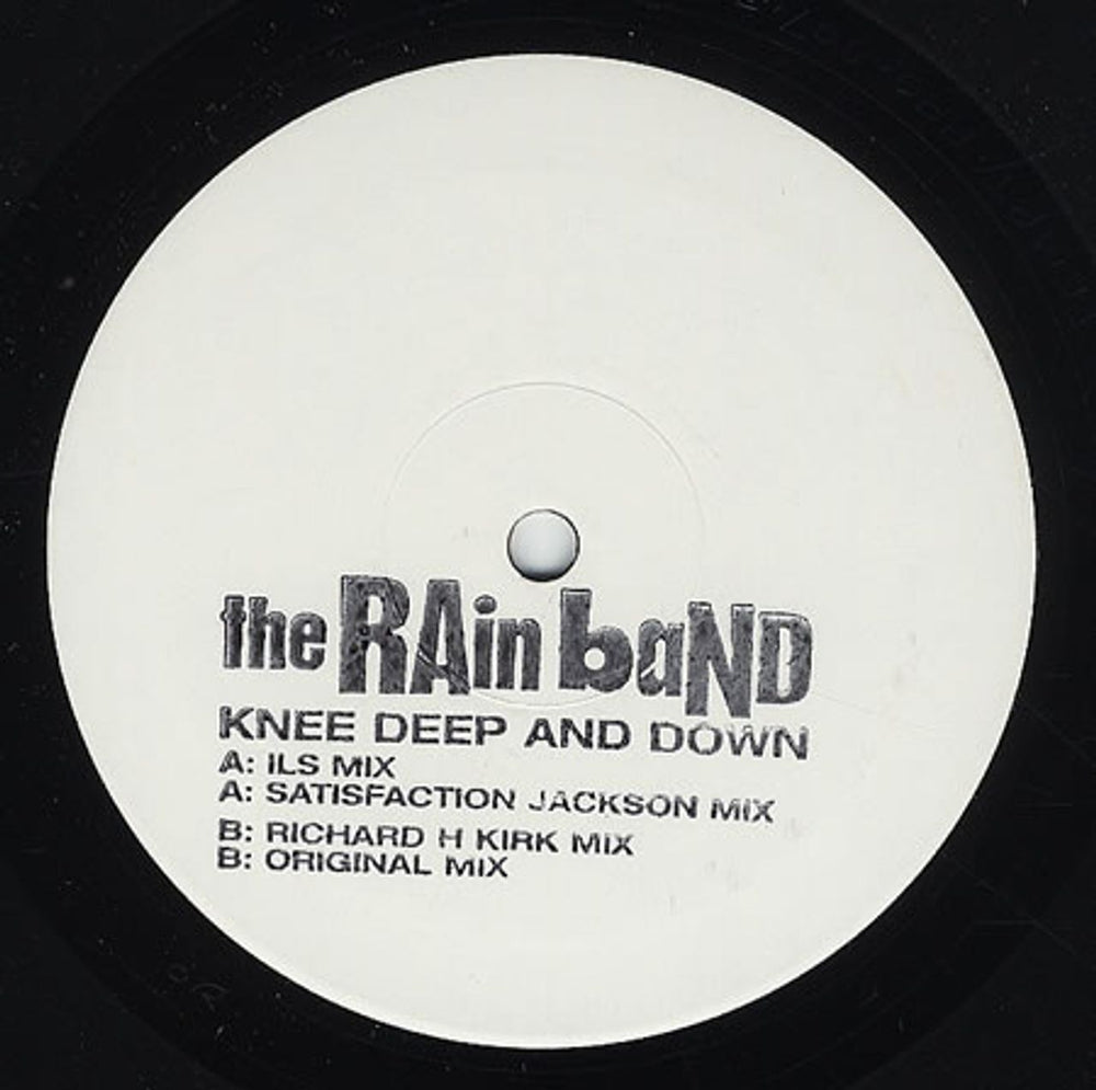 The Rain Band Knee Deep And Down UK Promo 12" vinyl single (12 inch record / Maxi-single) TEMPT-PRO-007