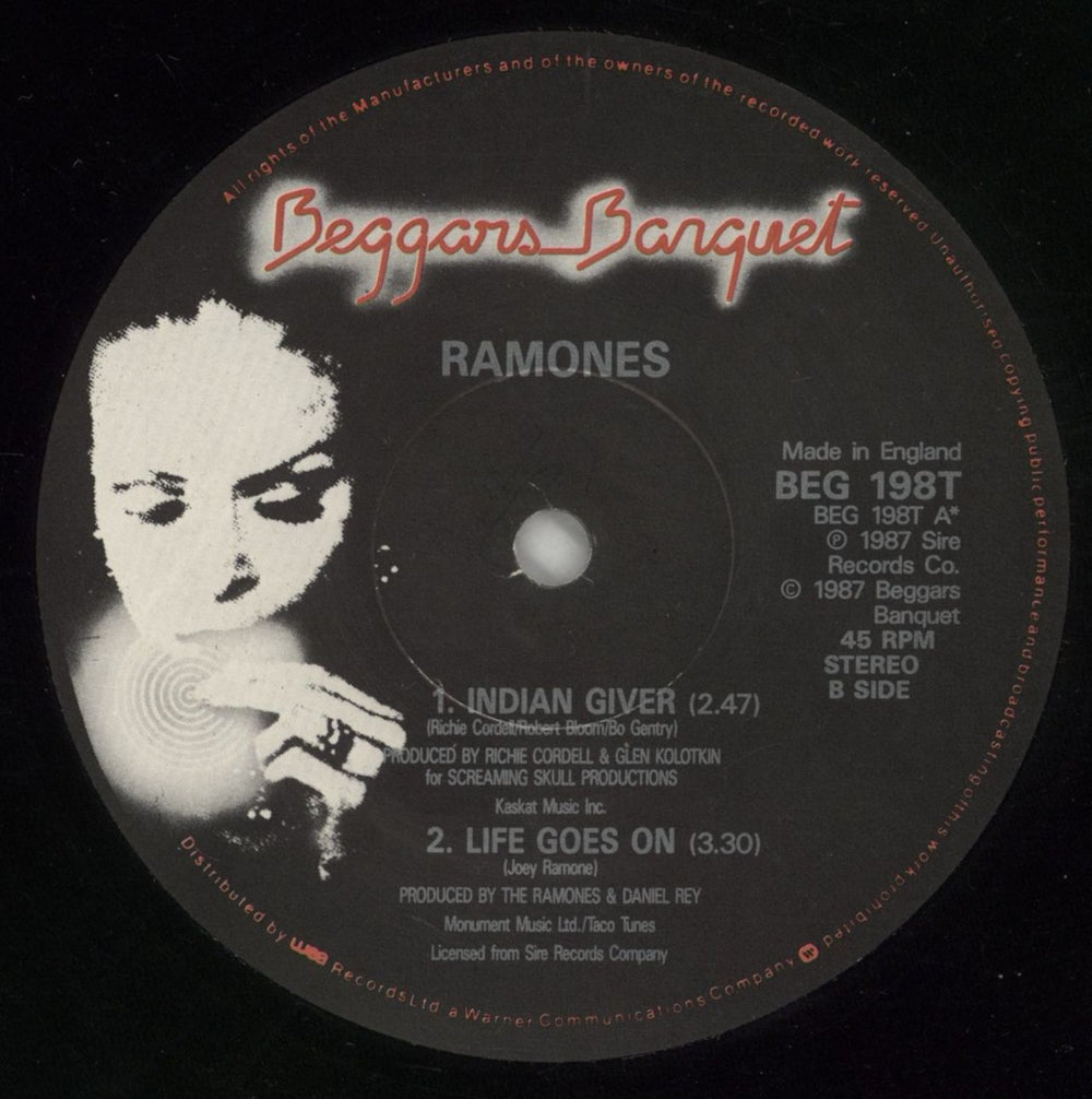 The Ramones Real Cool Time - EX UK 12" vinyl single (12 inch record / Maxi-single) RAM12RE735621