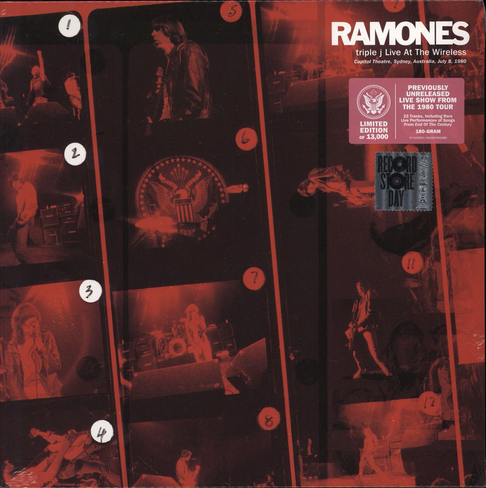 The Ramones Triple J Live At The Wireless - RSD 2021 - Sealed UK vinyl LP album (LP record) R1643520