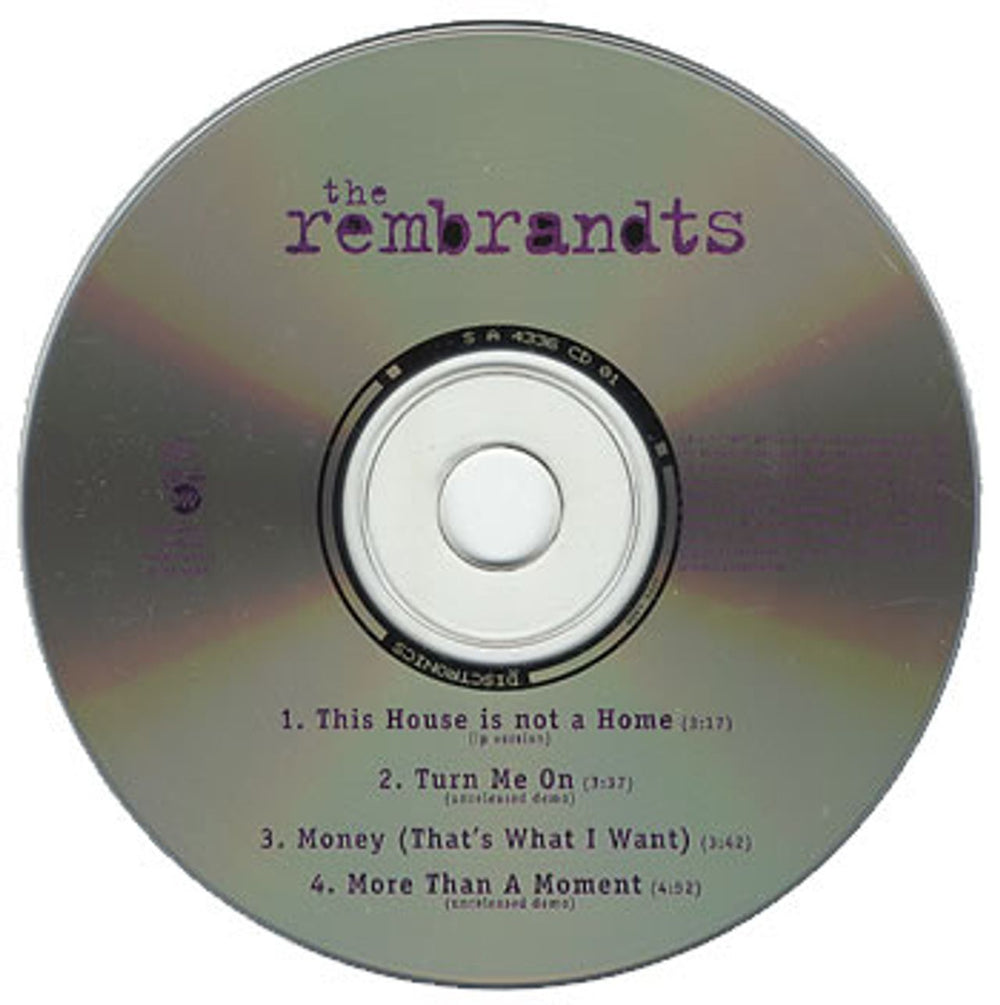 The Rembrandts This House Is Not A Home UK CD single (CD5 / 5") RMBC5TH164610