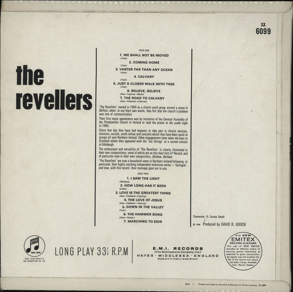 The Revellers The Revellers UK vinyl LP album (LP record)