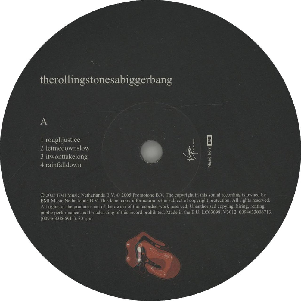 The Rolling Stones A Bigger Bang UK 2-LP vinyl record set (Double LP Album) 094633006713