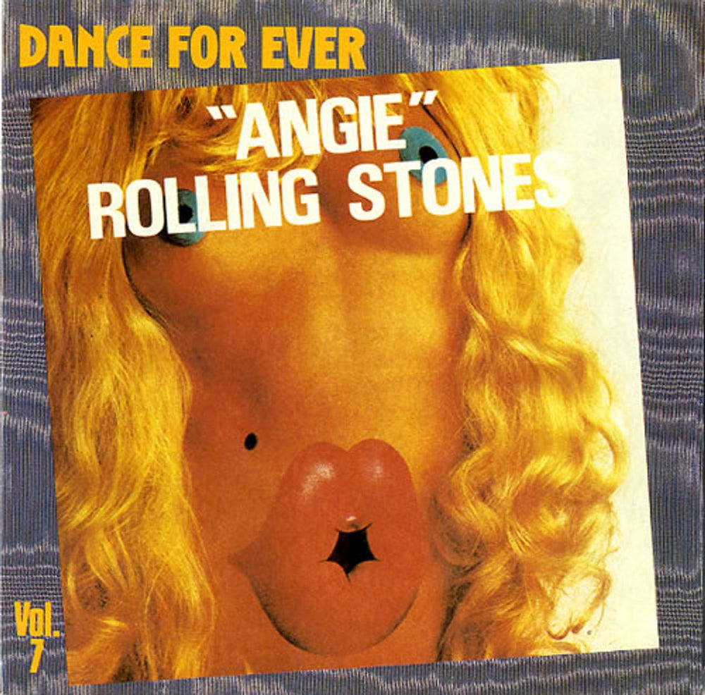 The Rolling Stones Angie - Dance For Ever Reissue French 7" vinyl single (7 inch record / 45) 2C008-64734