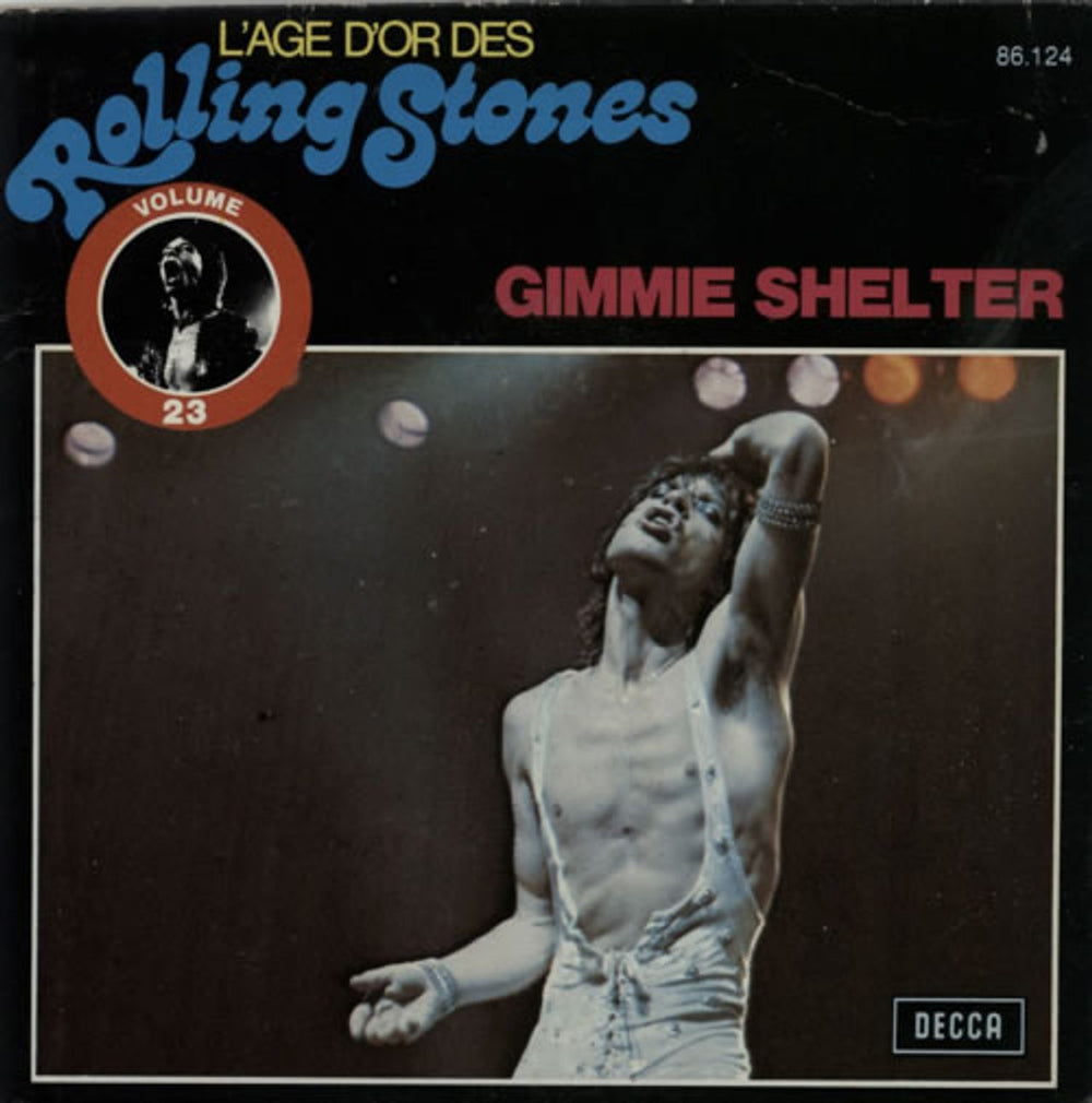 The Rolling Stones Gimme Shelter French 7" vinyl single (7 inch record / 45) 86.124