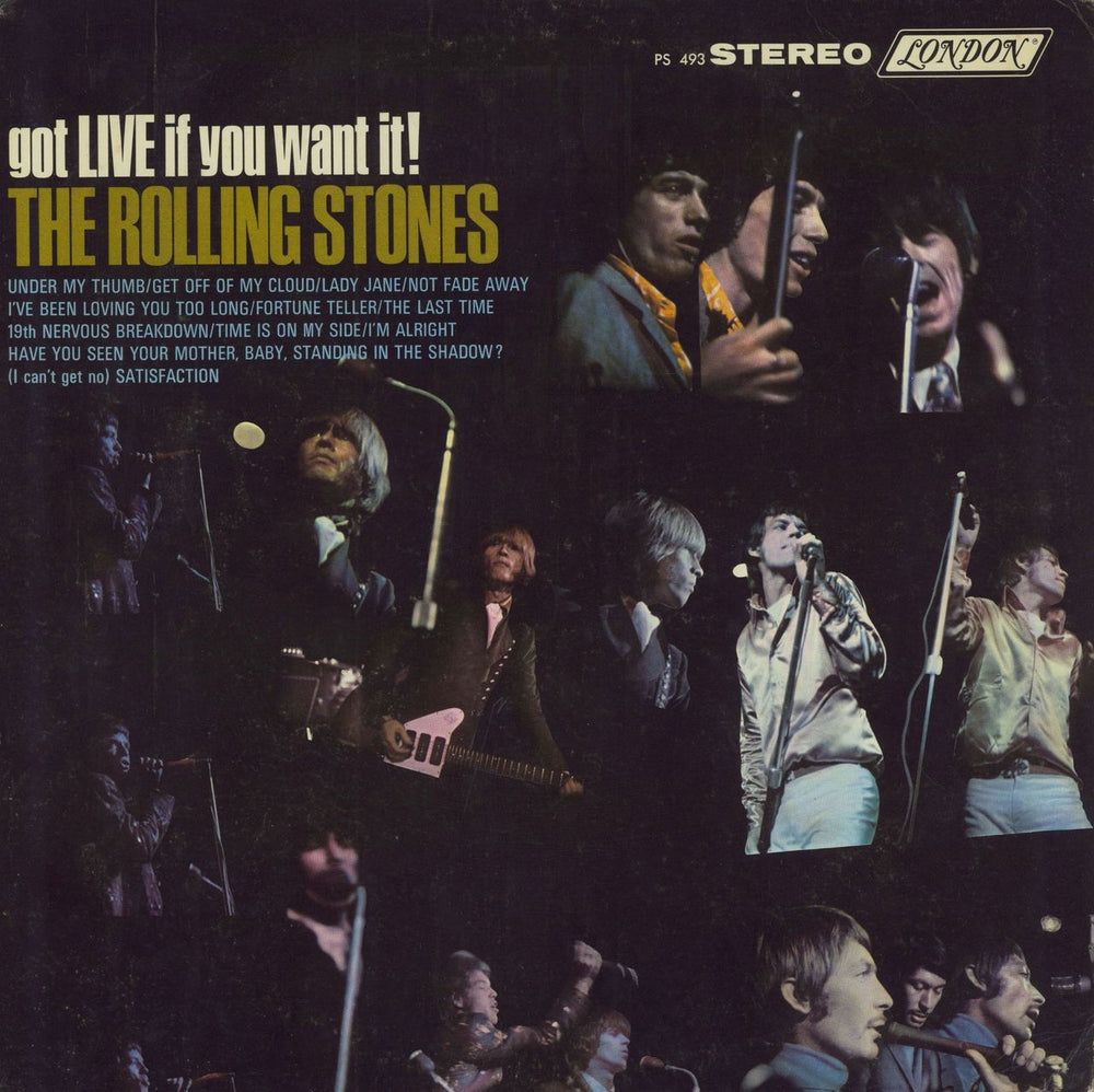 The Rolling Stones Got Live If You Want It! - Bestway - Two Bar US vinyl LP album (LP record) PS493