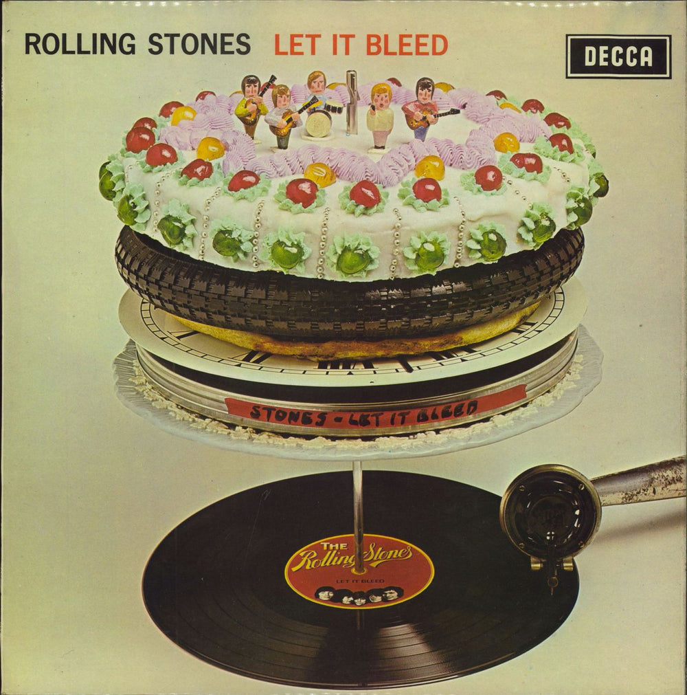 The Rolling Stones Let It Bleed - 2nd + Poster & Inner UK vinyl LP album (LP record) SKL5025