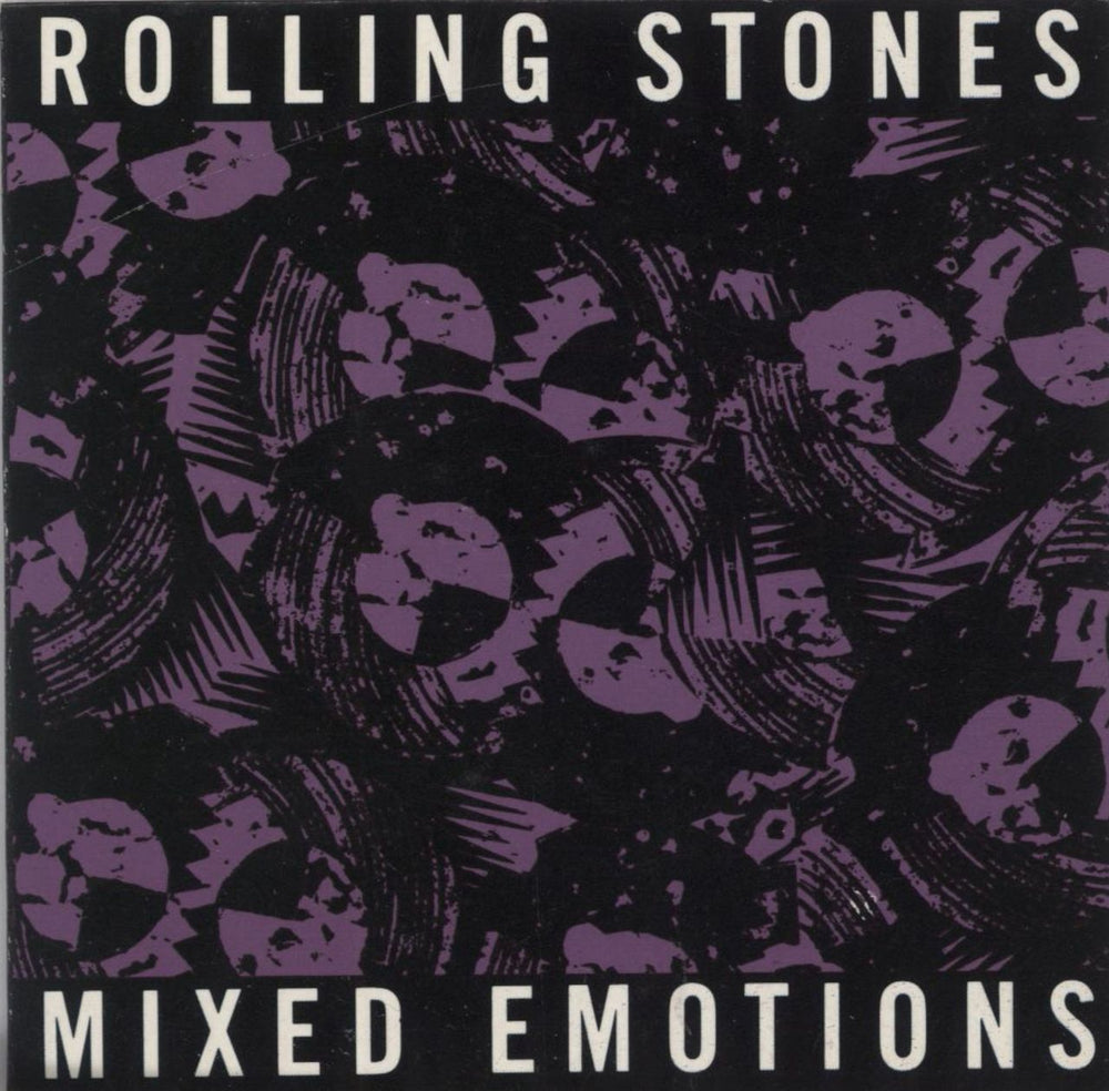 The Rolling Stones Mixed Emotions - 2-track - Purple Sleeve / Blue Disc Dutch 3" CD single (CD3) 1-6551932
