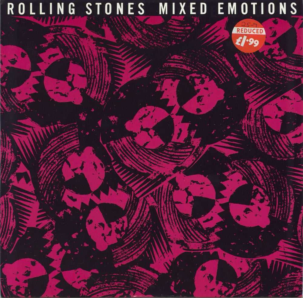 The Rolling Stones Mixed Emotions UK 12" vinyl single (12 inch record / Maxi-single) 6551938