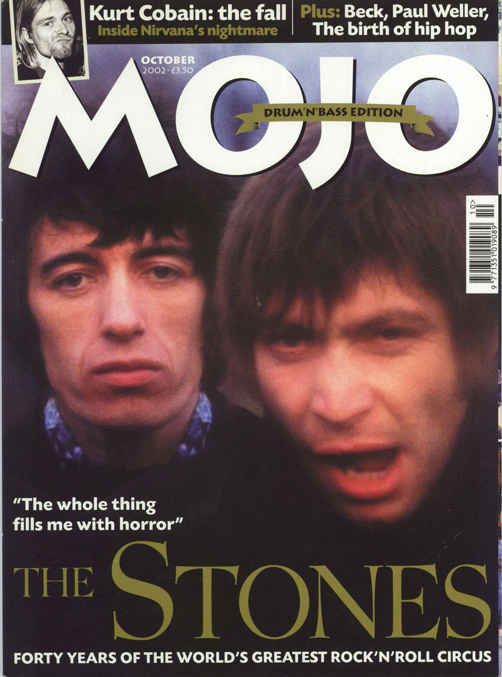 The Rolling Stones Mojo Bill & Charlie Edition - Issue 107 - October 2002 UK magazine MAGAZINE