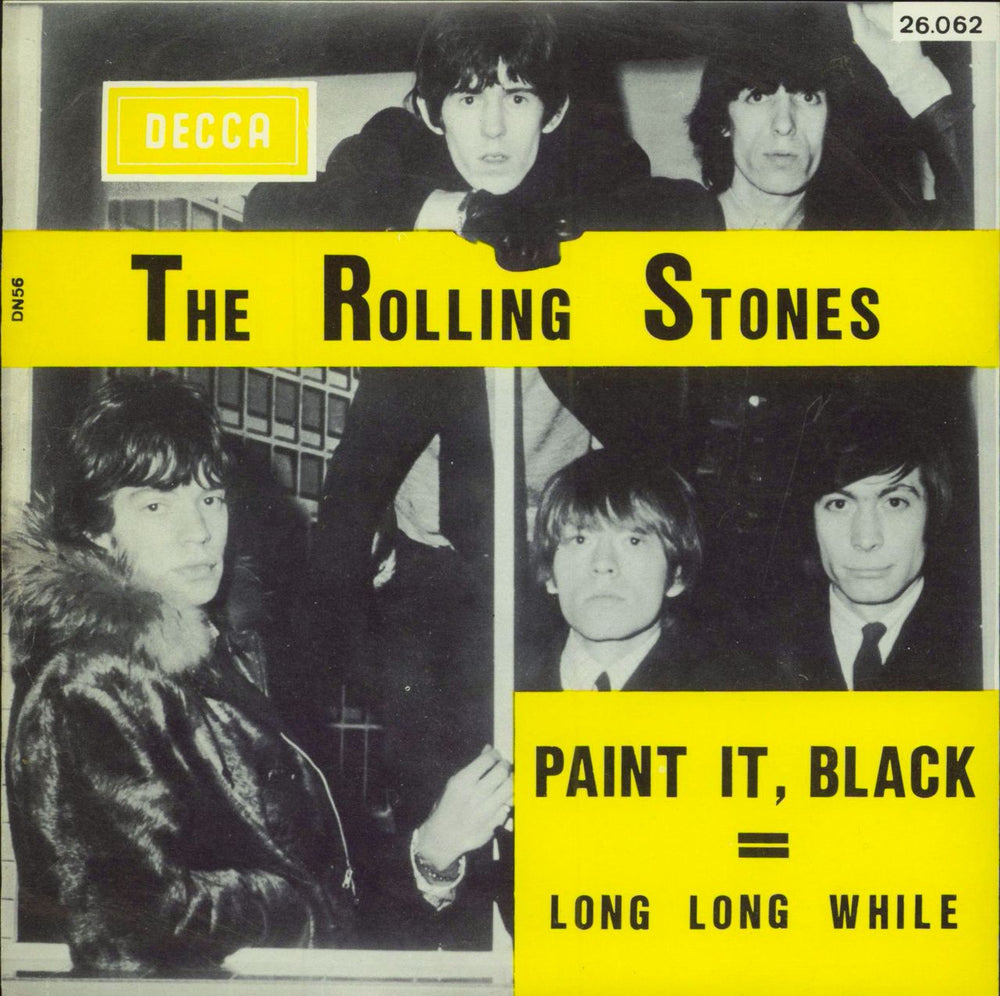 The Rolling Stones Paint It Black Belgian 7" vinyl single (7 inch record / 45)