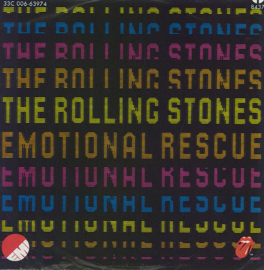 The Rolling Stones Rescate Emocional + P/S Mexican 7" vinyl single (7 inch record / 45) SEC-159