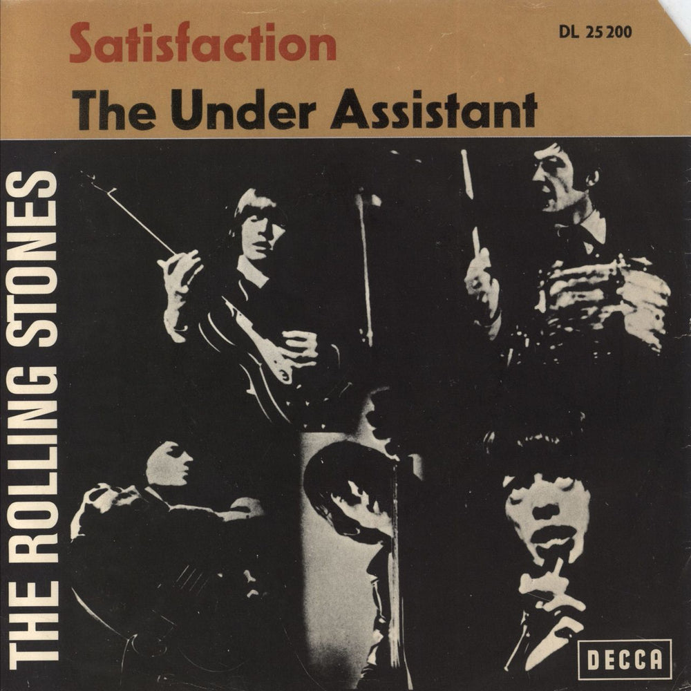 The Rolling Stones Satisfaction - 3rd German 7" vinyl single (7 inch record / 45) DL25200